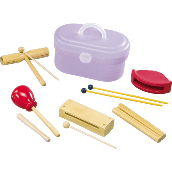 PEACE Set Percussioni 5 pezzi con case in PVC