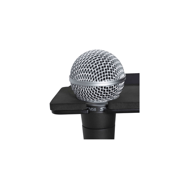 Gator Frameworks GFW-MIC-4TRAY Supporto multi-microfono per 4 microfoni<br>