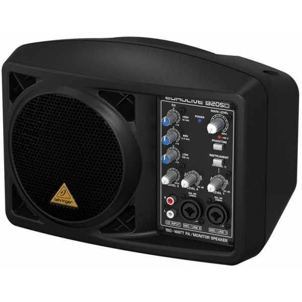 BEHRINGER B205D EUROLIVE SPEAKER WOOFER 5,25" 150 WATT CASSA MONITOR CON MIXER