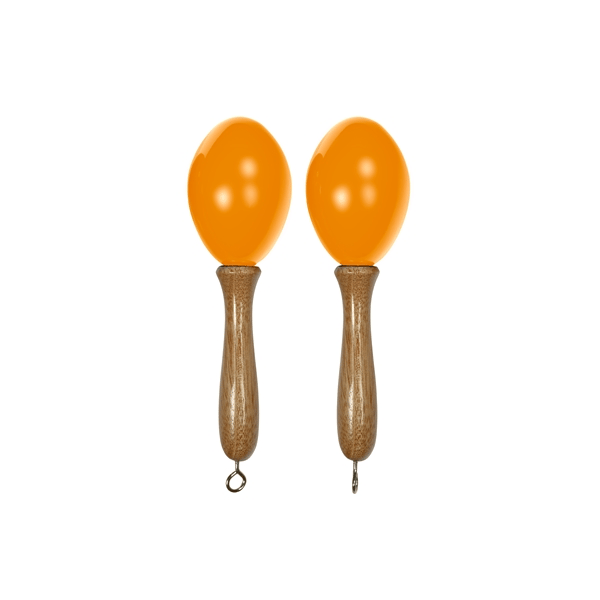 Tanga MARACAS-JAUNE-S Maracas piccole in legno - Gialle