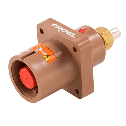 PROEL STAGE Spina da pannello Proel Lock. Colore: Marrone. Fase: L1.