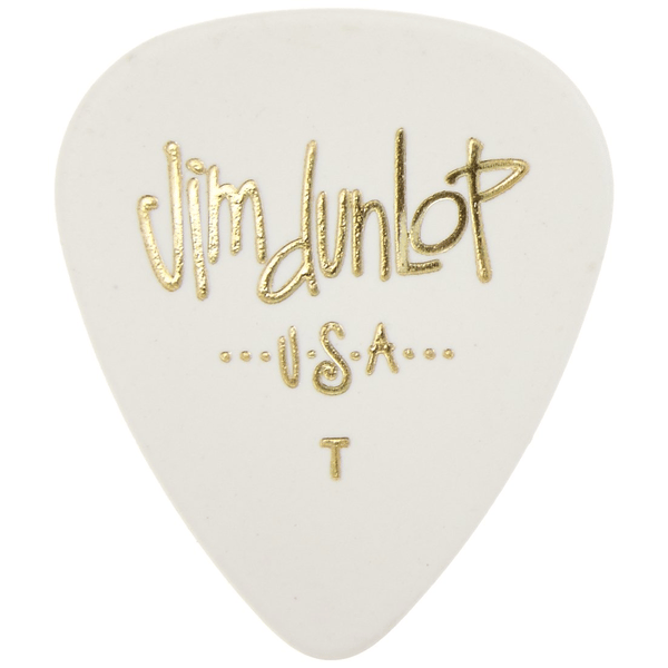Dunlop 483R#01 White Classic - Thin