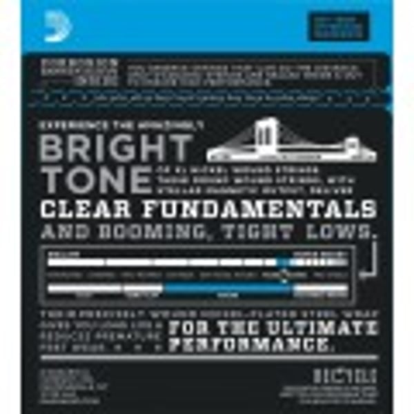 D'ADDARIO Nickel Wound Bass Guitar Strings, Heavy, 55-110, Long Scale