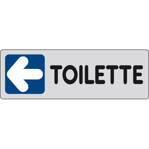 ETICHETTA ADESIVA 150X50 TOILETTE (SX)
