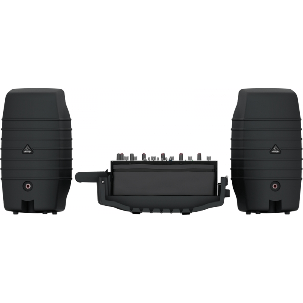 BEHRINGER PPA200 SISTEMA PORTATILE COMPATTO 5 CANALI 150 WATT CASSE + MIXER + MICROFONO +CAVI