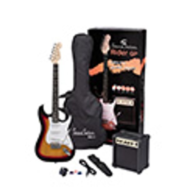 SOUNDSATION Guitar Pack elettrico - 3T Sunburst. Modello RIDER GP 3TS