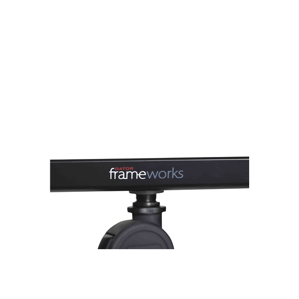 Gator Frameworks GFW-MIC-4TRAY Supporto multi-microfono per 4 microfoni<br>