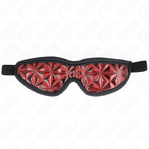 KINK MASKED ALLURE KINK - FASCIA CON MOTIVO A DIAMANTI ROSSI 20,5 x 6 CM