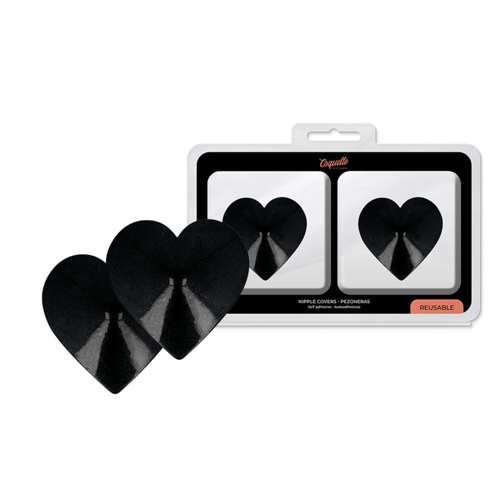 COQUETTE ACCESSORIES COQUETTE CHIC DESIRE - COPRI CAPEZZOLI BLACK HEARTS
