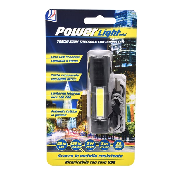 TORCIA AL LED MISSION 1000 LUMEN RICARICABILE CON ZOOM TORCE - IlSemaforo TORCIA AL LED MISSION 1000 LUMEN RICARICABILE CON ZOOM TORCE - IlSemaforo