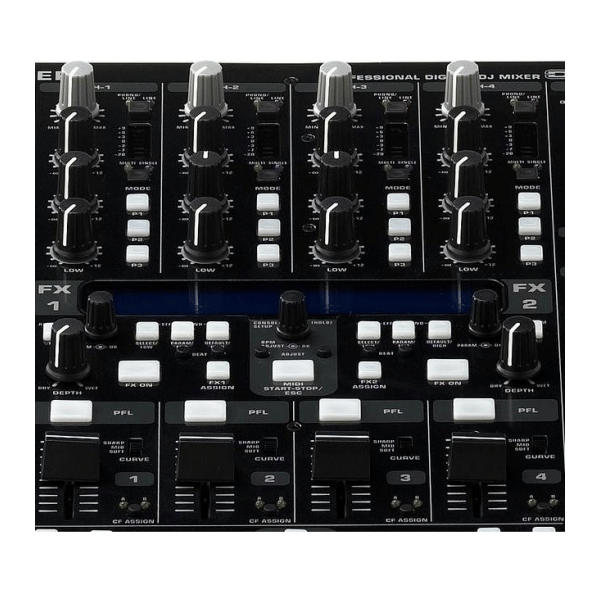 BEHRINGER DDM4000 DIGITAL PRO MIXER PER DJ DIGITALE 5 CANALI MIDI CON CAMPIONATORE ED EFFETTI