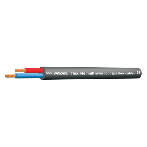 PROEL STAGE Cavo a 2 conduttori twistato con guaina esterna in PVC a tubo non propagante la fiamma