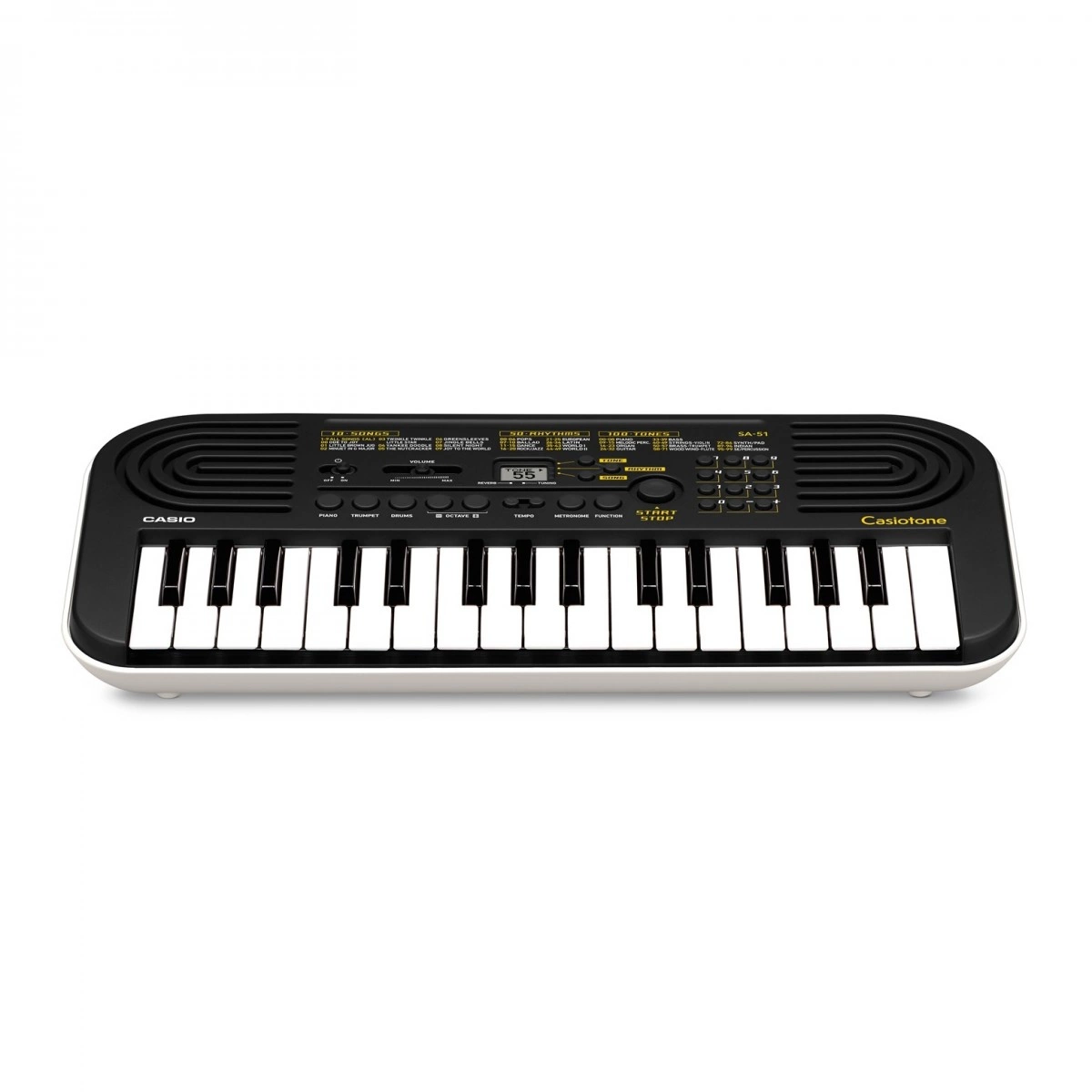 CASIO SA51 TASTIERA PORTATILE 32 TASTI MINI SCUOLA ELEMENTARE PIANOLA 100  TONI 50 RITMI 10 BRANI