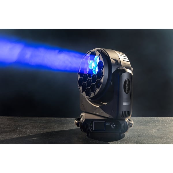 CENTOLIGHT Set 2 teste mobili wash 19x40w con flight case. Modello THESIS-1940-SET