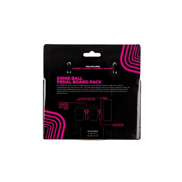 Ernie Ball Cavi patch piatti 6387 White Multi-pack