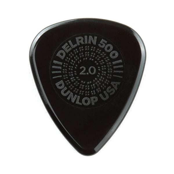 Dunlop 450P200 Prime Grip Delrin 500 2.0 mm Player's Pack/12