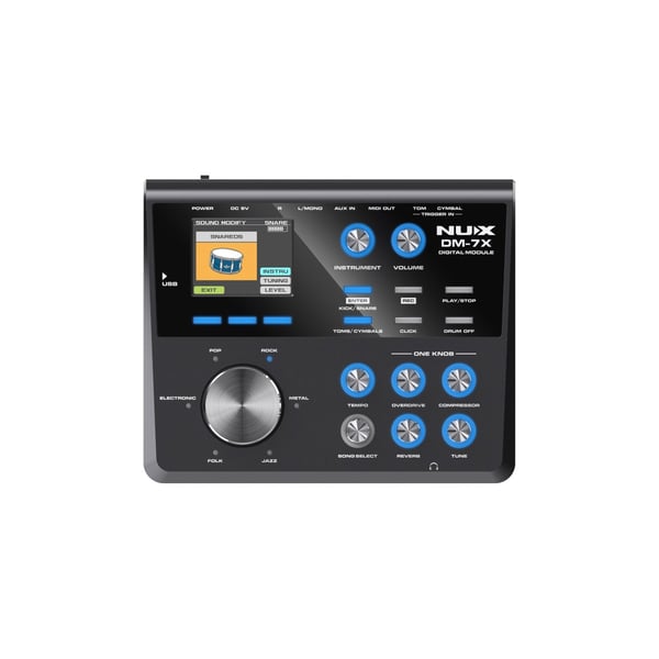 NUX Batteria elettronica con pelli mesh
