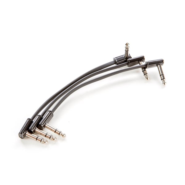 Mxr 3PDCISTR06R Cavi Patch Ribbon TRS 15cm confezione da 3