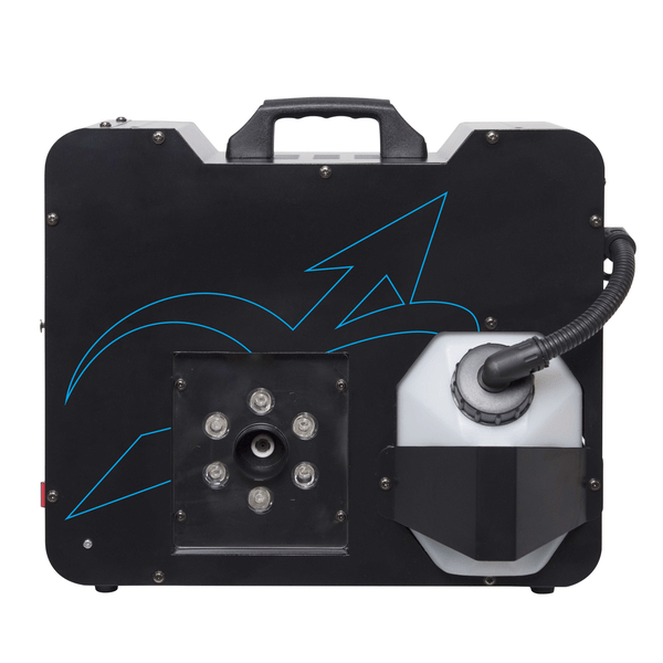 SDJ Macchina fumo cambiacolore 1500W DMX RGB/FC. potenza watt 1500w