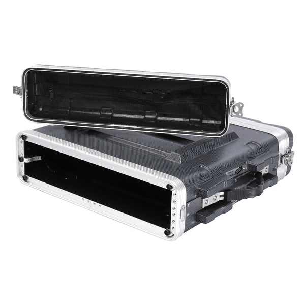 PROEL STAGE Custodia a rack 19' - 2 unità - realizzata in 'Polietilene FORCE'. Profondità interna utile: 420 mm