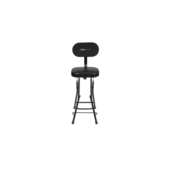 Gator Frameworks GFW-GTR-SEAT Sgabello con stand per chitarra<br>