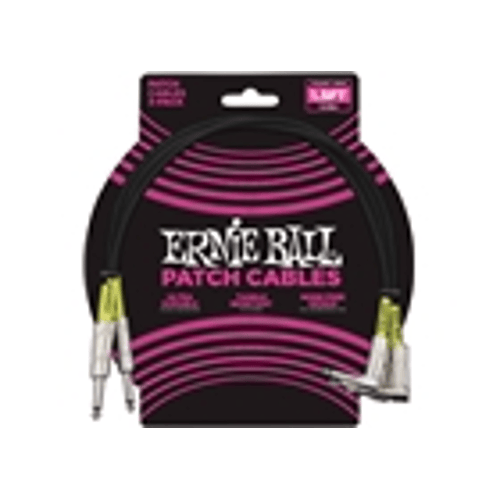 Ernie Ball 6076 Cavo Patch Black 46 cm 3 pz