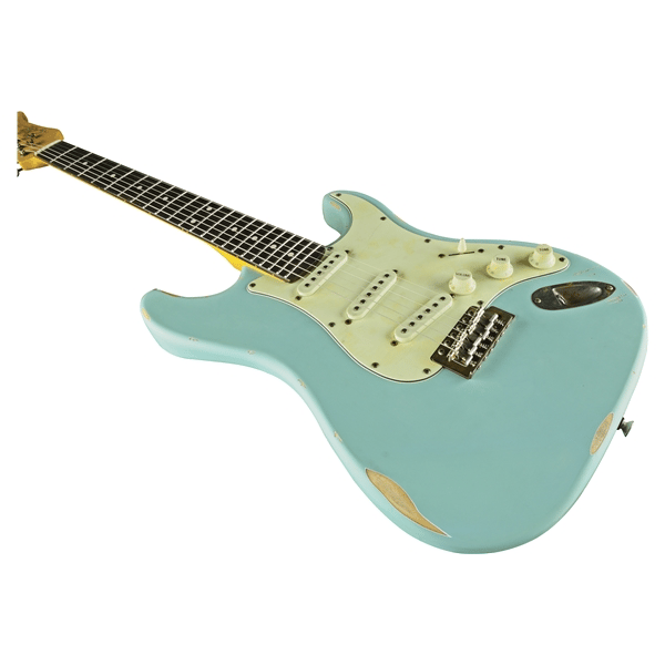Eko Guitars S-300 Relic Daphne Blue