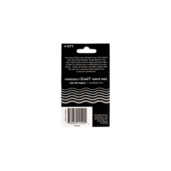 Ernie Ball 5625 Strap Blocks Grey