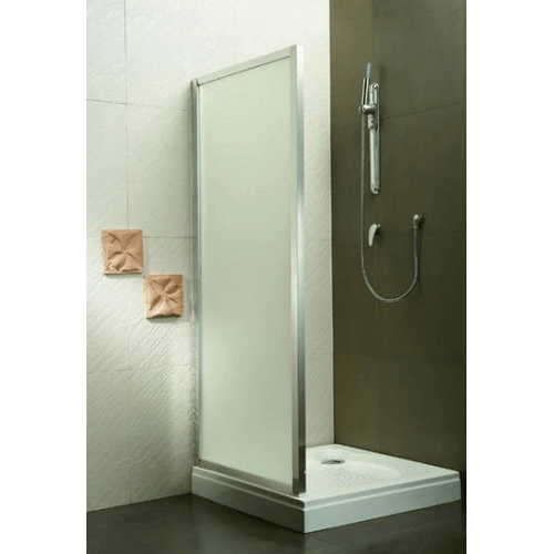 Anta Fissa Vetro Opaco 6MM Telaio in Alluminio Reversibile - 60 x H190 cm