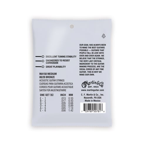 Martin &amp; Co. MA150 Authentic SP Medium Bronze 13-56