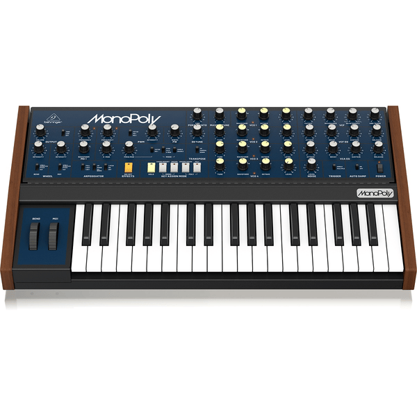 BEHRINGER MONOPOLY SINTETIZZATORE ANALOGICO POLIFONICO 37 TASTI A 4 VOCI EX-DEMO