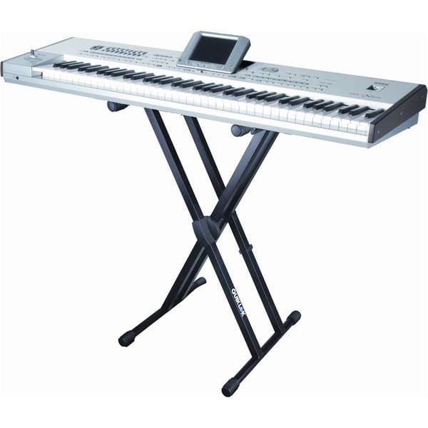 Quik Lok T/550 supporto a "X" per tastiera a doppio telaio