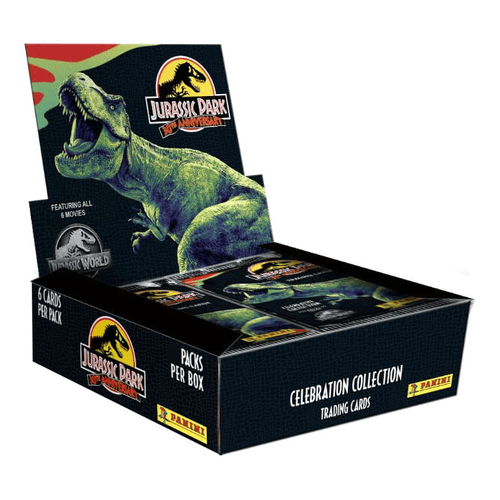 Jurassic Park 30th Anniversary Trading Cards Celebration Collection Flow Packs Display (24)