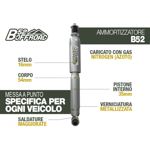 AMMORTIZZATORE B52 OFFROAD PER DAIHATSU FEROZA F300 POSTERIORE