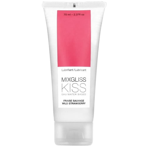 MIXGLISS - LUBRIFIANT À BASE D'EAU SAVEUR FRAISE 70ML