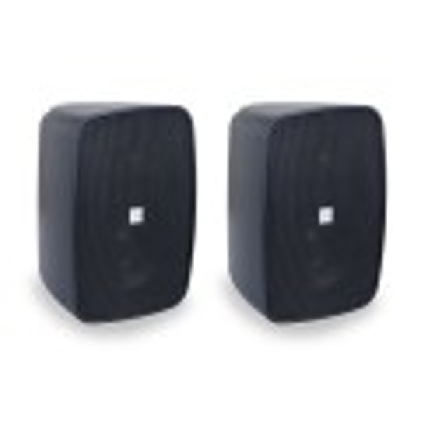 HELVIA Coppia di Diffusori 5.25" Passivi 2-Vie a Parete da Esterno, Nero
