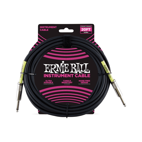 Ernie Ball Cavo PVC Nero 6 m 6046