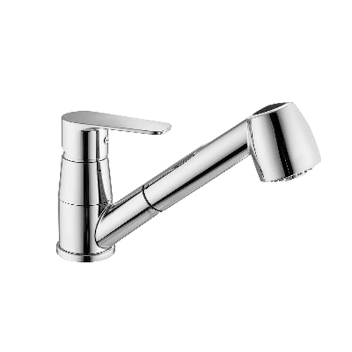 PAFFO Miscelatore monoc. lavello c/docc. estraibile linea lime