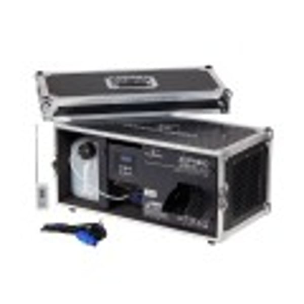 SOUNDSATION Macchina per foschia professionale con emissione e velocità regolabili, controllo DMX e Display a cristalli liquidi. Modello ZEPHIRO 2000ST HAZE