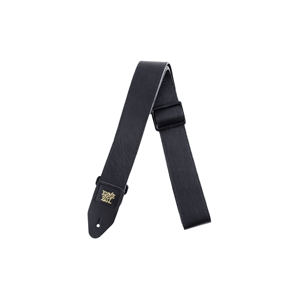 Ernie Ball Tracolla in Pelle Nera Italiana Larga 5 cm Tri-Glide