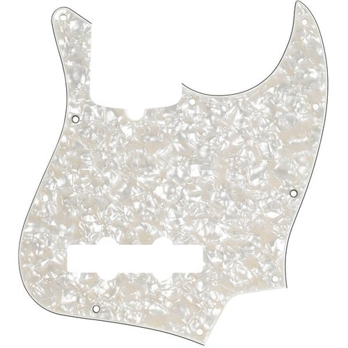 FENDER Battipenna, Jazz Bass®, montaggio a 10 fori, Aged White Pearl, 4 strati