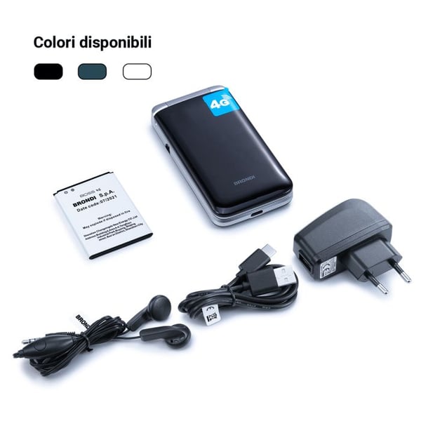 Batteria Per Brondi Boss 4G Capacità 1500 MAh Pari All'originale - Foto 12