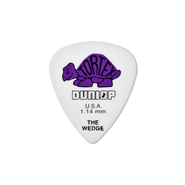 Dunlop 424P Tortex Wedge Purple 1.14