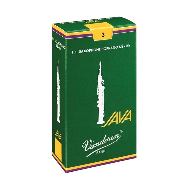 VANDOREN Ance Java Sax Soprano Sib 3, Pack 10pz. Modello SR303