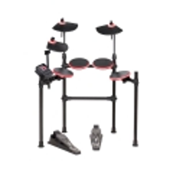 MEDELI Batteria elettronica con rack compatto richiudibile e led light