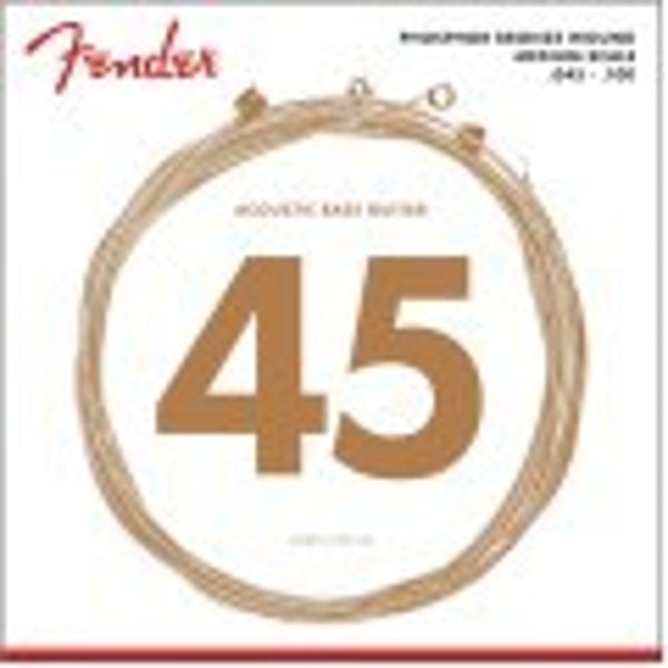 FENDER Set di Corde 7060 Acoustic Bass Phosphor Bronze Scalature .45-.100