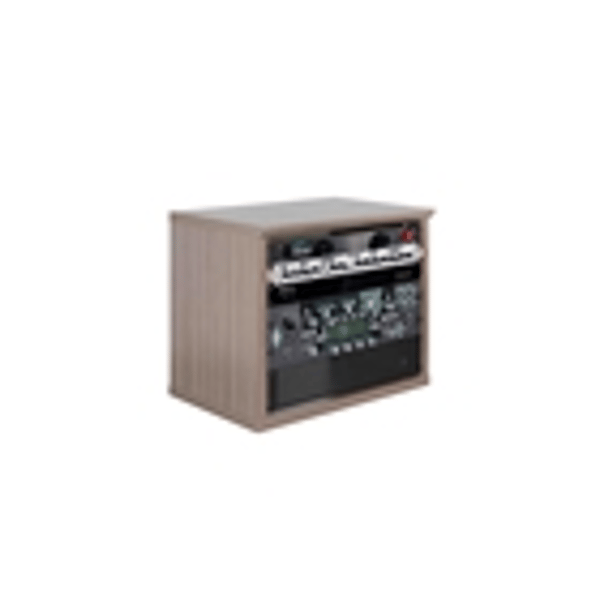 Gator Frameworks GFW-ELITERK-8U-GRY Rack 8U in legno grigio driftwood finitura standard&lt;br&gt;