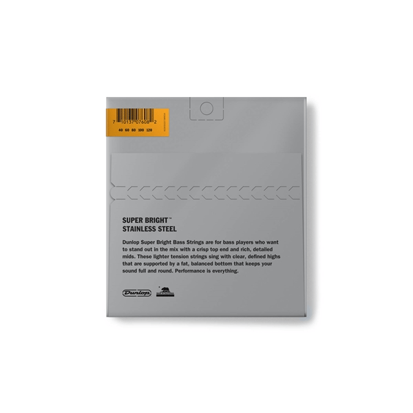 Dunlop DBSBS40120 Super Bright Stainless Steel, Light Set/5