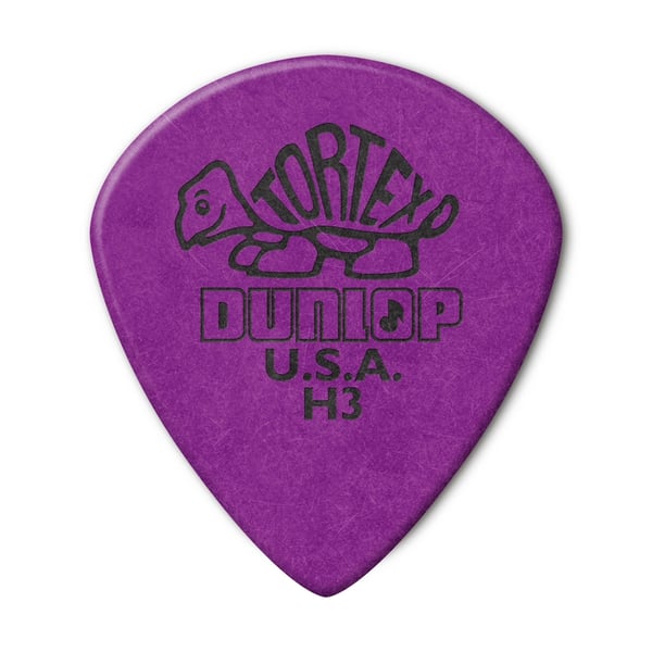 Dunlop 472R Tortex Jazz Purple H3