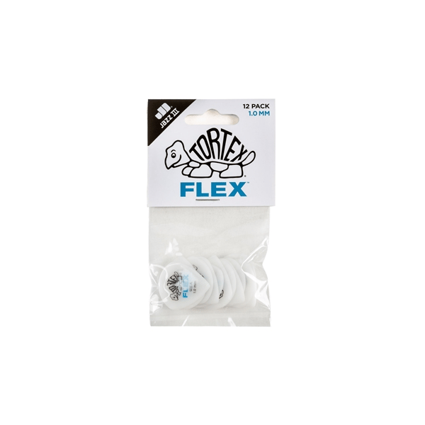 Dunlop 468P1.0 Tortex Flex Jazz III 1.0mm pack/12